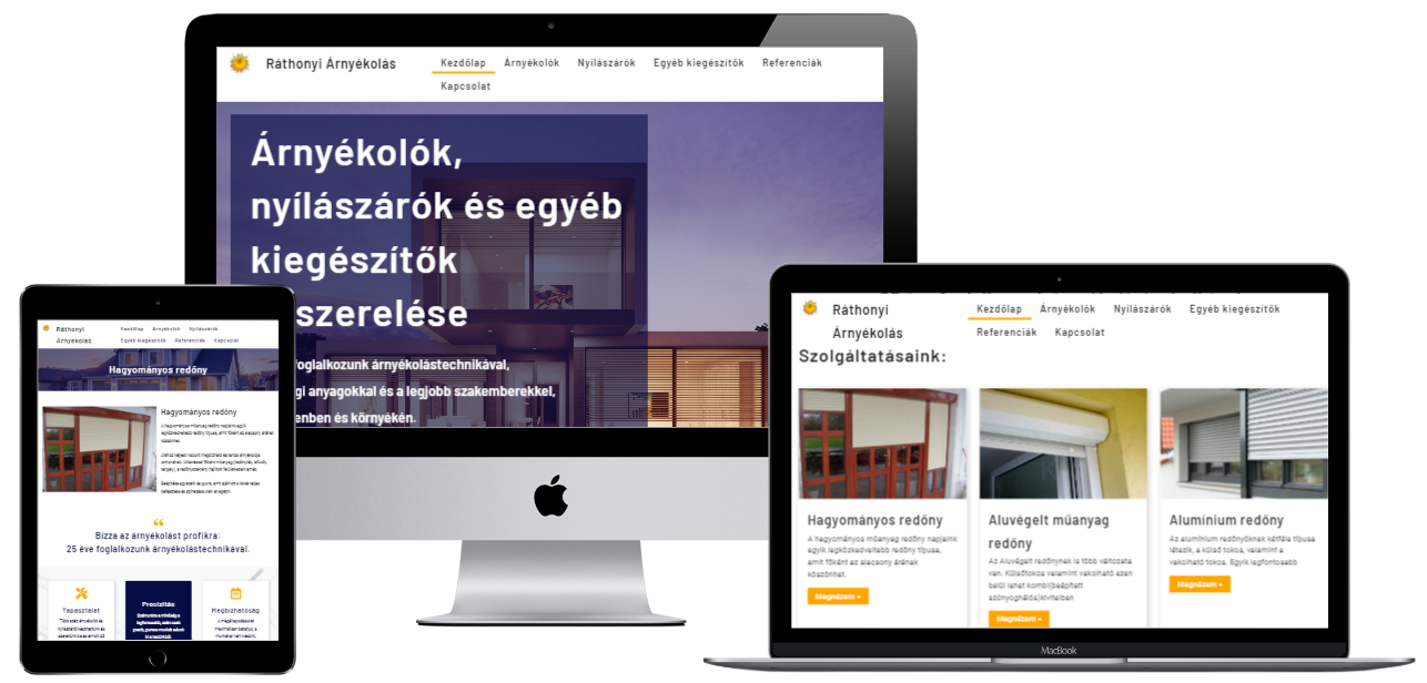 Építőipari céges weboldal készítés építész ács kőműves asztalos burkoló honlap építés, weboldal készítés